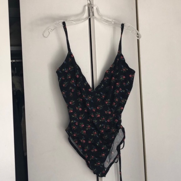 Urban Outfitters Tops - Urban outfitters wrap tie bodysuit